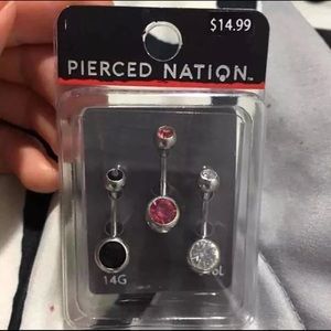 Belly button piercings